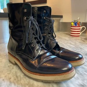 Aquatilia navy rain boots/winter boots